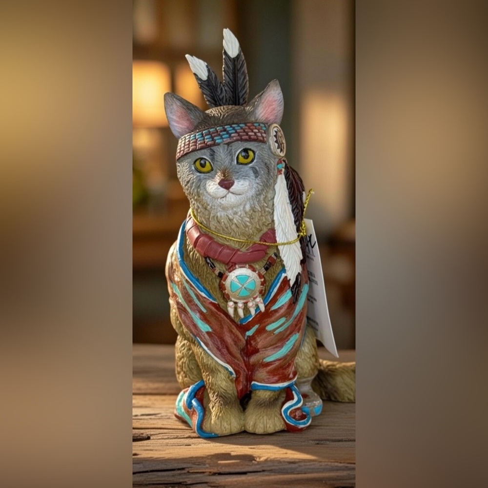 Sitting Fur ~ Feathers 'N Fur Kittens Series ~ Hamilton Collection # 8044